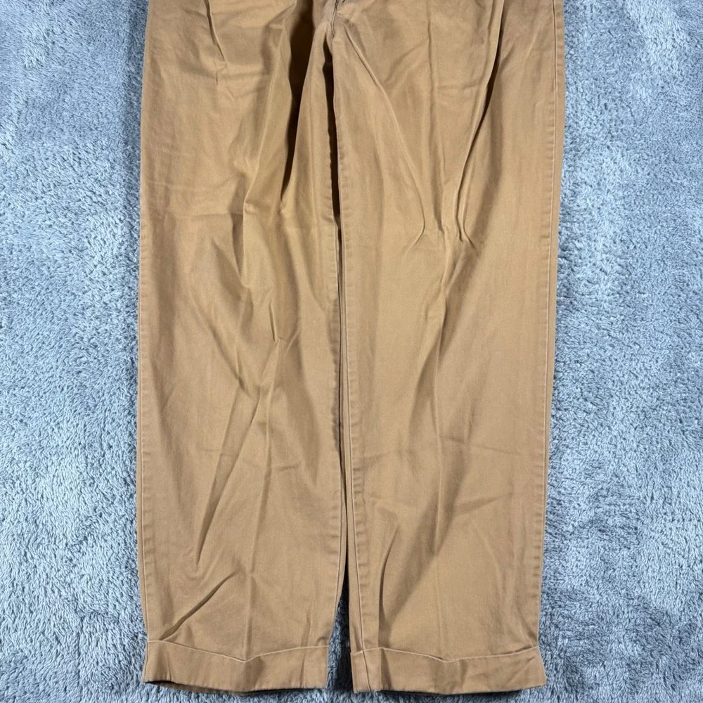 Vintage Polo Ralph Lauren Hammond Pant‎ Mens 42x30 Khaki Double Pleated Chino